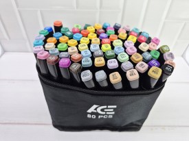 Marcadores estuche tela doble punta x80 (2)